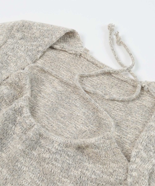 「miette」 長袖ニット FREE ベージュ レディース_画像3