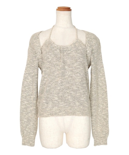 「miette」 長袖ニット FREE ベージュ レディース_画像7