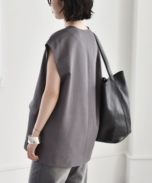 「quaranciel」 ベスト ONE SIZE ベージュ レディース_画像8