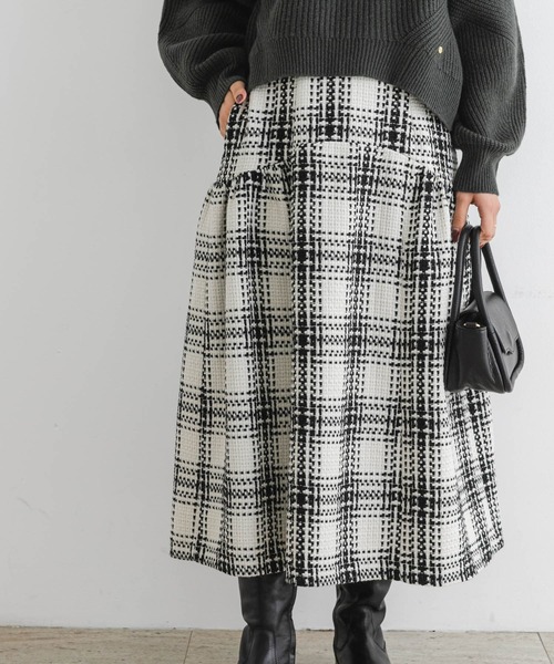 「F by ROSSO」 スカート 38 ブラック レディース_画像2