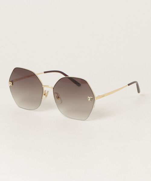 Cartier（カルティエ） サングラス - ブラウン レディース : ZOZOTOWN