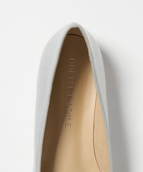 新品！ODETTE E ODILEオブリークバレエ フラット　ベージュ ODETTE E ODILE（オデット エ オディール） バレエシューズ パンプス