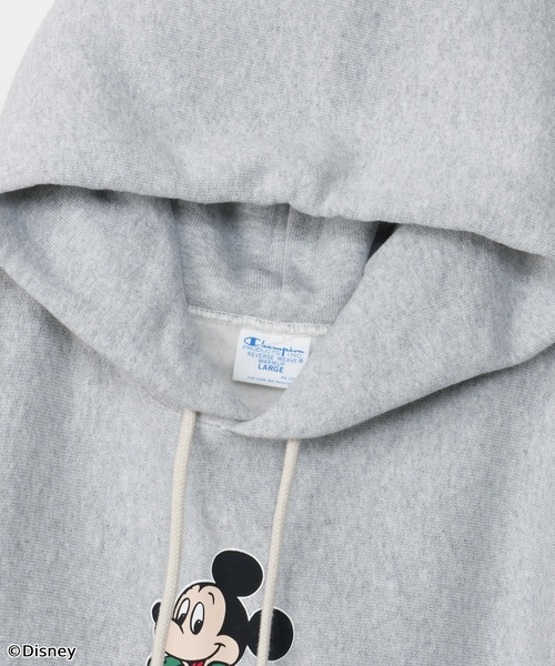 「Champion」 プルオーバーパーカー LARGE ブラック メンズ_画像4