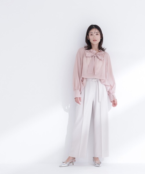 ワイドパンツ パンツ 「Oggi.jp掲載」「ちょうど、いい服」はいたら沼！美脚ワイドパンツ レディースの画像