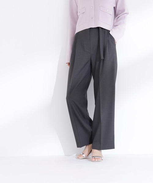 ワイドパンツ パンツ 「Oggi.jp掲載」「ちょうど、いい服」はいたら沼！美脚ワイドパンツ レディースの画像
