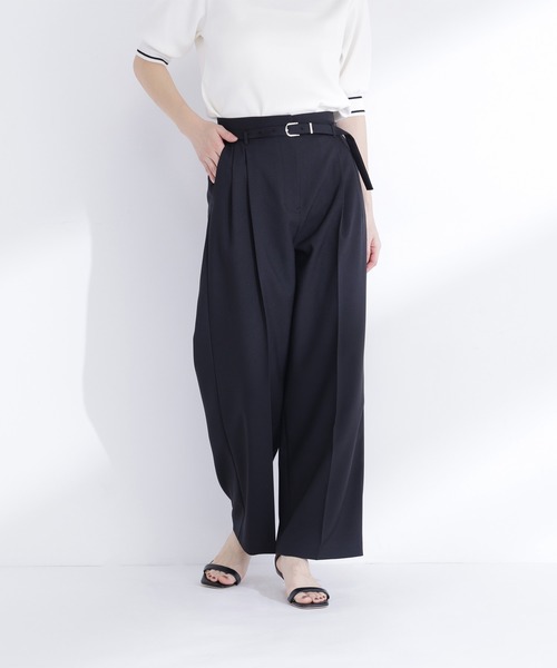 ワイドパンツ パンツ 「Oggi.jp掲載」「ちょうど、いい服」はいたら沼！美脚ワイドパンツ レディースの画像