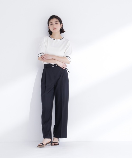ワイドパンツ パンツ 「Oggi.jp掲載」「ちょうど、いい服」はいたら沼！美脚ワイドパンツ レディースの画像