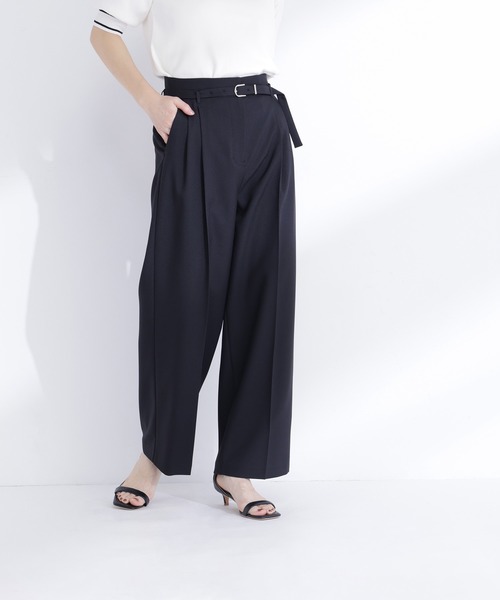 ワイドパンツ パンツ 「Oggi.jp掲載」「ちょうど、いい服」はいたら沼！美脚ワイドパンツ レディースの画像