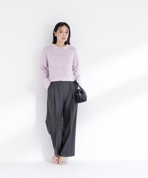 ワイドパンツ パンツ 「Oggi.jp掲載」「ちょうど、いい服」はいたら沼！美脚ワイドパンツ レディースの画像