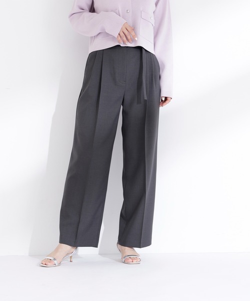 ワイドパンツ パンツ 「Oggi.jp掲載」「ちょうど、いい服」はいたら沼！美脚ワイドパンツ レディースの画像
