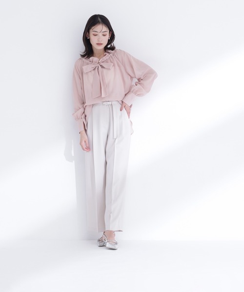 ワイドパンツ パンツ 「Oggi.jp掲載」「ちょうど、いい服」はいたら沼！美脚ワイドパンツ レディースの画像