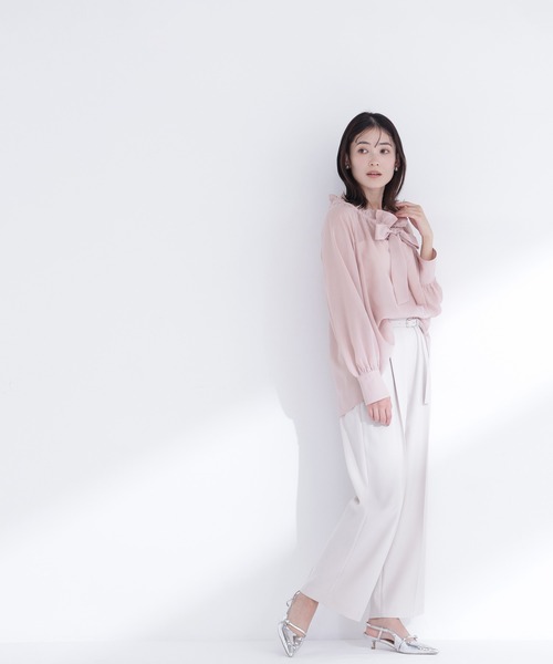 ワイドパンツ パンツ 「Oggi.jp掲載」「ちょうど、いい服」はいたら沼！美脚ワイドパンツ レディースの画像