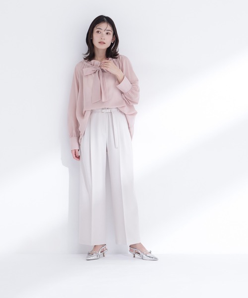 ワイドパンツ パンツ 「Oggi.jp掲載」「ちょうど、いい服」はいたら沼！美脚ワイドパンツ レディースの画像