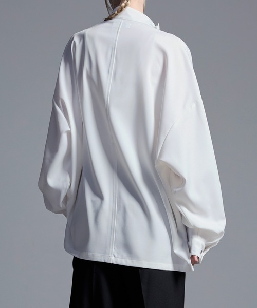 「Loose/ルース」 長袖シャツ X-SMALL ホワイト メンズ_画像3