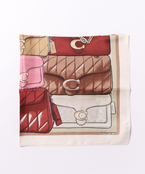 COACH（コーチ） スカーフ バンダナ スタックド タビー バッグ