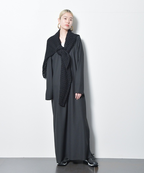 「CITYSHOP」 長袖ワンピース 38 ホワイト レディースの画像