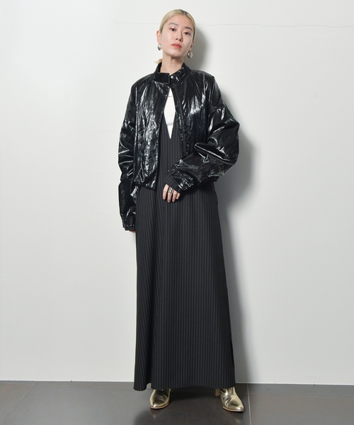 「CITYSHOP」 長袖ワンピース 38 ホワイト レディースの画像
