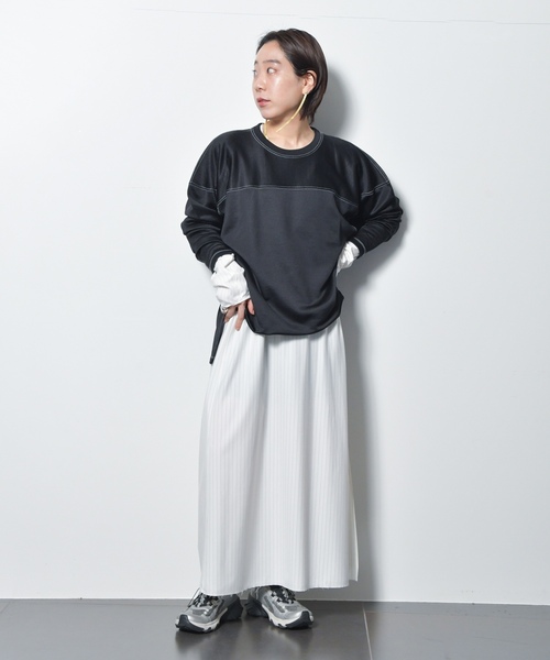 「CITYSHOP」 長袖ワンピース 38 ホワイト レディースの画像