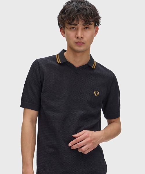 FRED PERRY（フレッドペリー） ポロシャツ 半袖 Pointelle Knitted