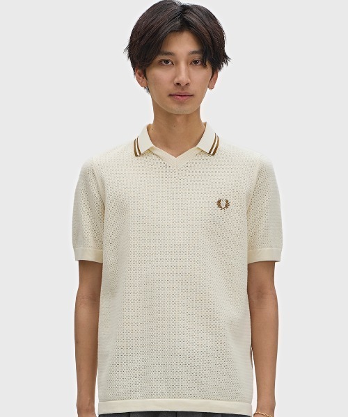 FRED PERRY（フレッドペリー） ポロシャツ 半袖 Pointelle Knitted