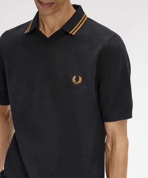 FRED PERRY（フレッドペリー） ポロシャツ 半袖 Pointelle Knitted