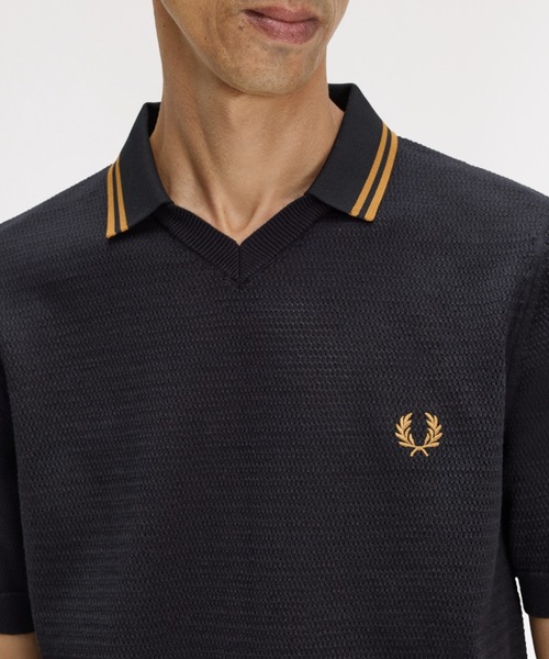 FRED PERRY（フレッドペリー） ポロシャツ 半袖 Pointelle Knitted