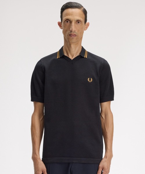 FRED PERRY（フレッドペリー） ポロシャツ 半袖 Pointelle Knitted