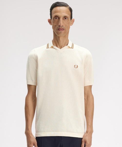 FRED PERRY（フレッドペリー） ポロシャツ 半袖 Pointelle Knitted