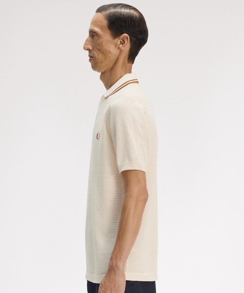 FRED PERRY（フレッドペリー） ポロシャツ 半袖 Pointelle Knitted