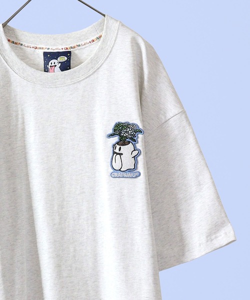 GRAF＆WU（グラフアンドウー） tシャツ フラワーポットBOOGHOST