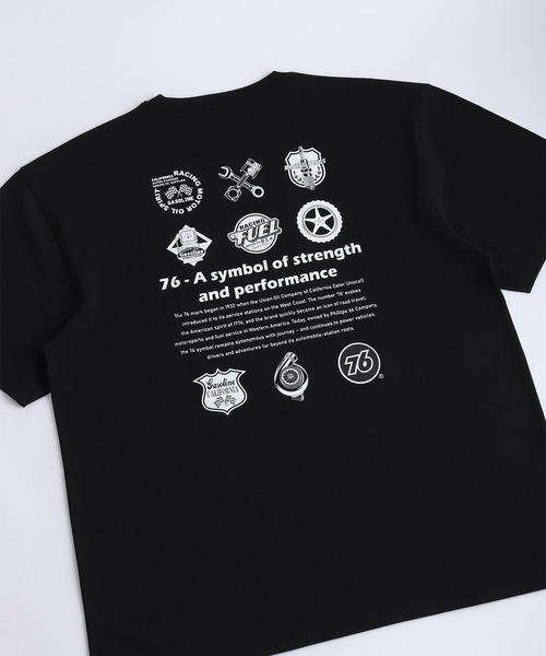 メガバス ロゴ Tシャツ 胸元刺繍 半袖 黒Mサイズ バックプリント有 新品未着 tシャツ 76 ワンポイント刺繍 バックプリント 半袖T メンズ レディース
