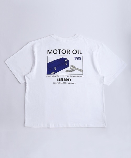 tシャツ 76 ワンポイント刺繍 バックプリント 半袖T メンズ レディース