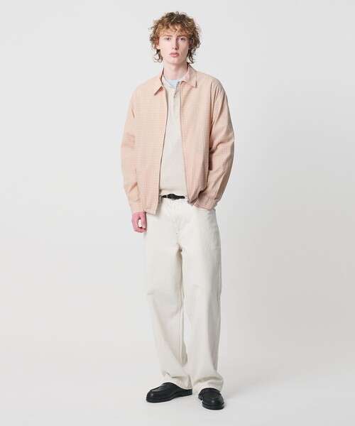 BEAUTY＆YOUTH UNITED ARROWS シャツ シャーリング チェック ジップ