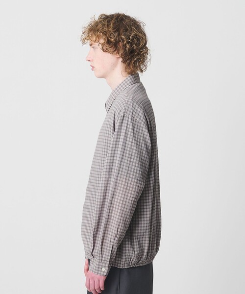BEAUTY＆YOUTH UNITED ARROWS シャツ シャーリング チェック ジップ