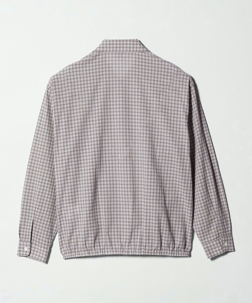 BEAUTY＆YOUTH UNITED ARROWS シャツ シャーリング チェック ジップ
