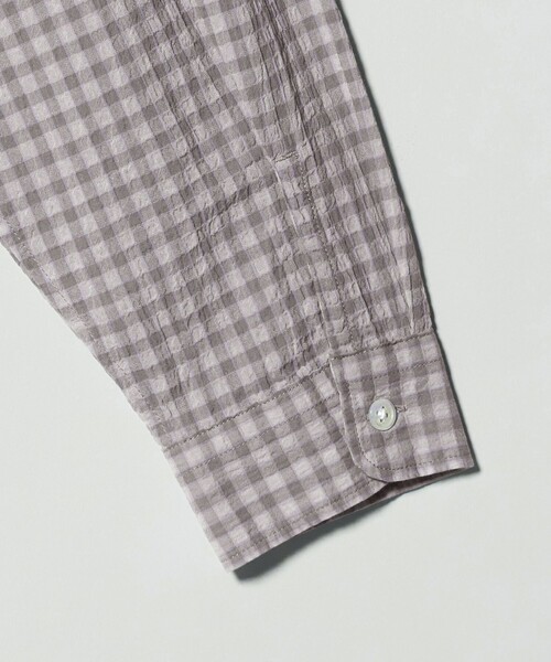 BEAUTY＆YOUTH UNITED ARROWS シャツ シャーリング チェック ジップ