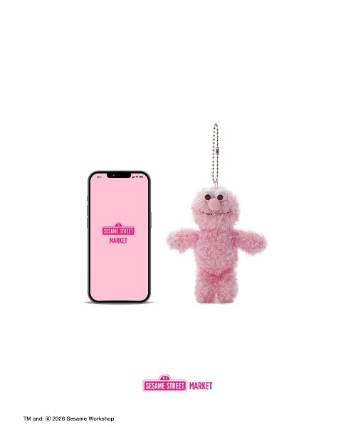SESAME STREET（セサミストリート） キーホルダー ぬいぐるみチャーム
