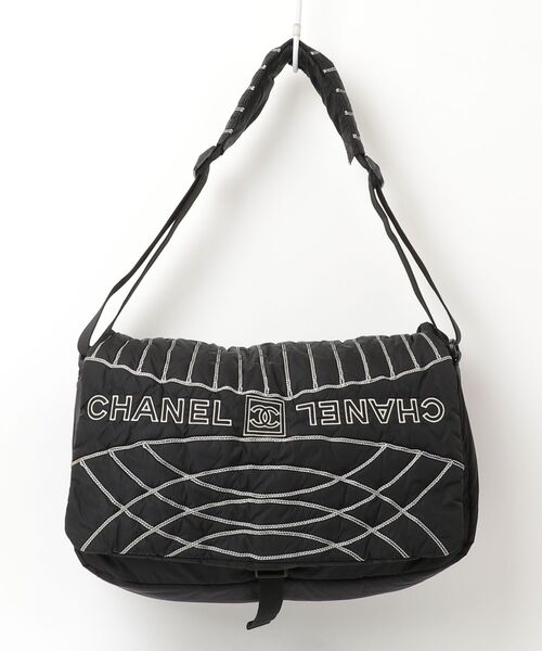 CHANEL【超美品】ココマーク スポーツライン メッセンジャーバッグ シャネル CHANEL（シャネル） スポーツライン ココマーク ショルダーバッグ