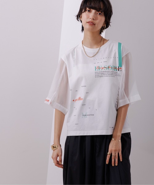 「Eimee Law」 半袖Tシャツ 38 ブラック レディース_画像3