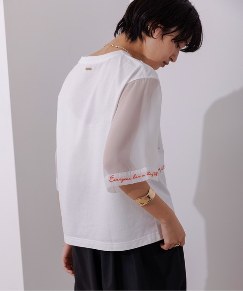 「Eimee Law」 半袖Tシャツ 38 ブラック レディース_画像4