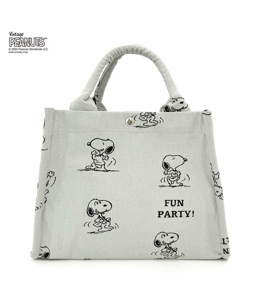 「Vintage PEANUTS」 トートバッグ FREE グレー レディース_画像9
