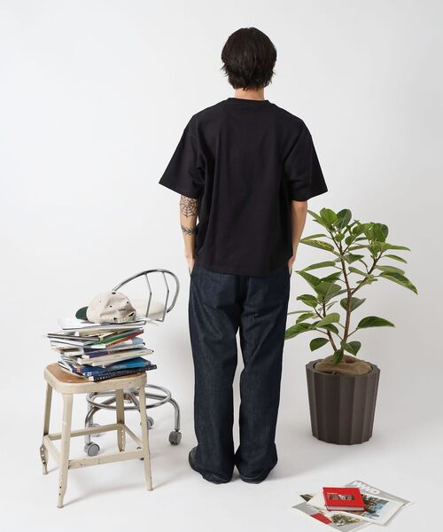 「FFEIN」 半袖Tシャツ LARGE ブラウン メンズ_画像9