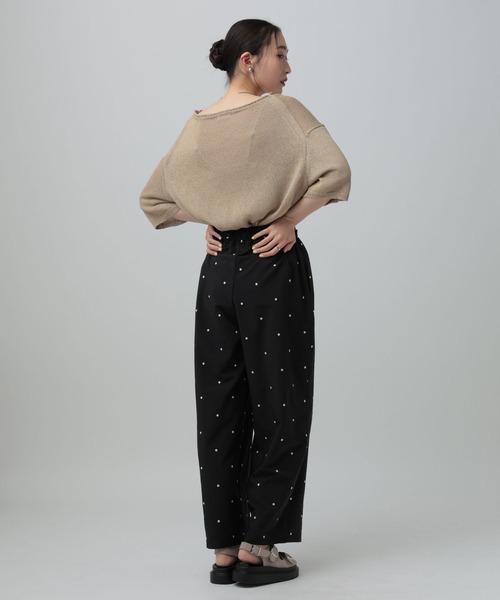 新品LEPSIMドット刺繍パンツ LEPSIM｜ドット刺繍パンツ | Rakuten Fashion(楽天ファッション／旧
