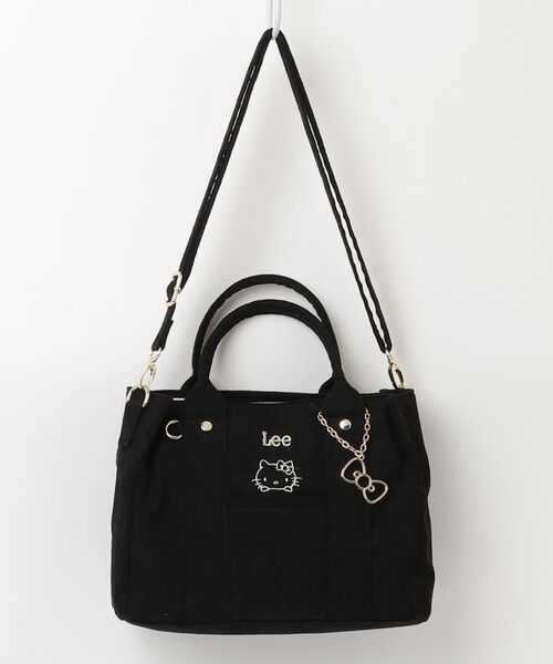 ハローキティコラボ」 「sanrio」2WAYバッグ「Leeコラボ」 00 ブラック