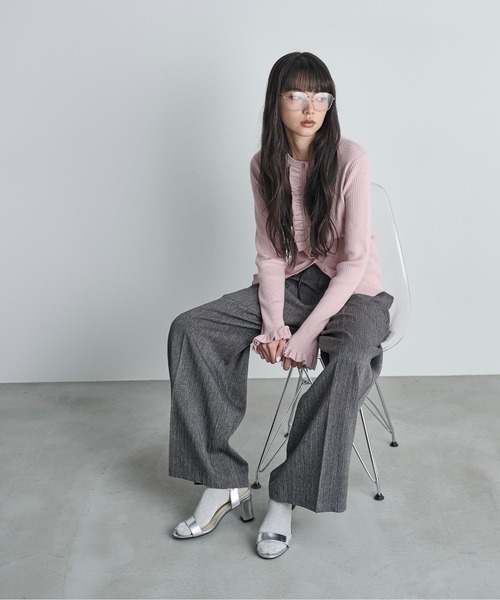 「THE YOn」 カーディガン FREE アイボリー レディース_画像5