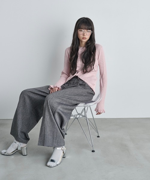 「THE YOn」 カーディガン FREE アイボリー レディース_画像6