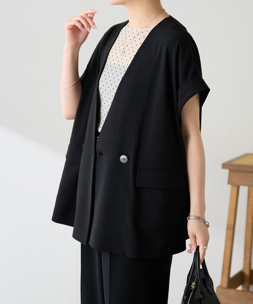 【新品】collage gallardagalante テーラードジャケット COLLAGE GALLARDAGALANTE（コラージュ ガリャルダガランテ） uvカット