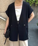ジャケット テーラードジャケット 接触冷感/吸...の詳細画像1