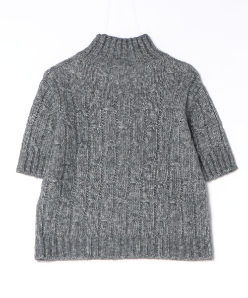 ニット セーター 「S」「it」「'S Max Mara」ショートスリーブケーブルニット レディースの画像