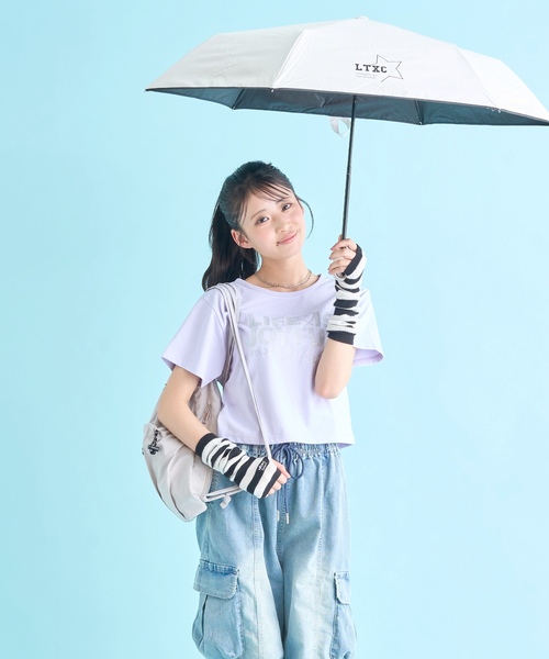 LOVETOXIC 日傘 折りたたみ傘 折り畳み 晴雨兼用 「LTXC」折りたたみ傘